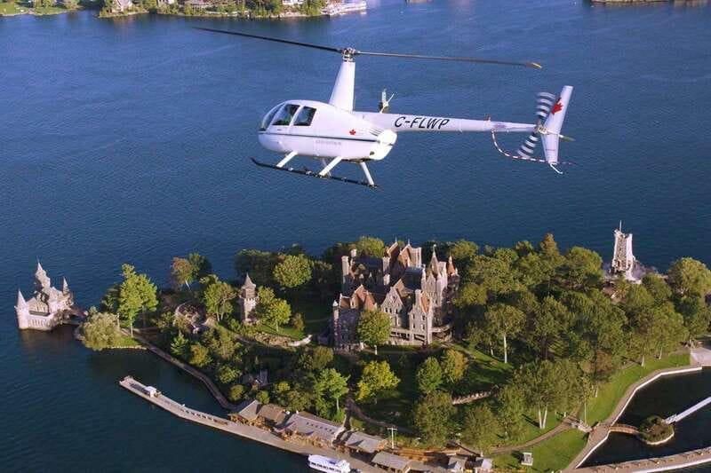 1000 Islands: 10, 20, 30, or 60-Min Scenic Helicopter Tour - Arriving at Gananoque Heliport
