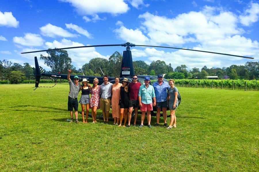 15 Minute Helicopter Scenic Flight Hunter Valley - Following the Broken Back Range toward Mount View