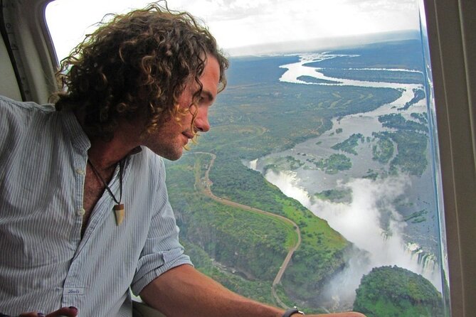 15 minutes scenic helicopter flight above Victoria Falls-Zimbabwe - What $185 buys you