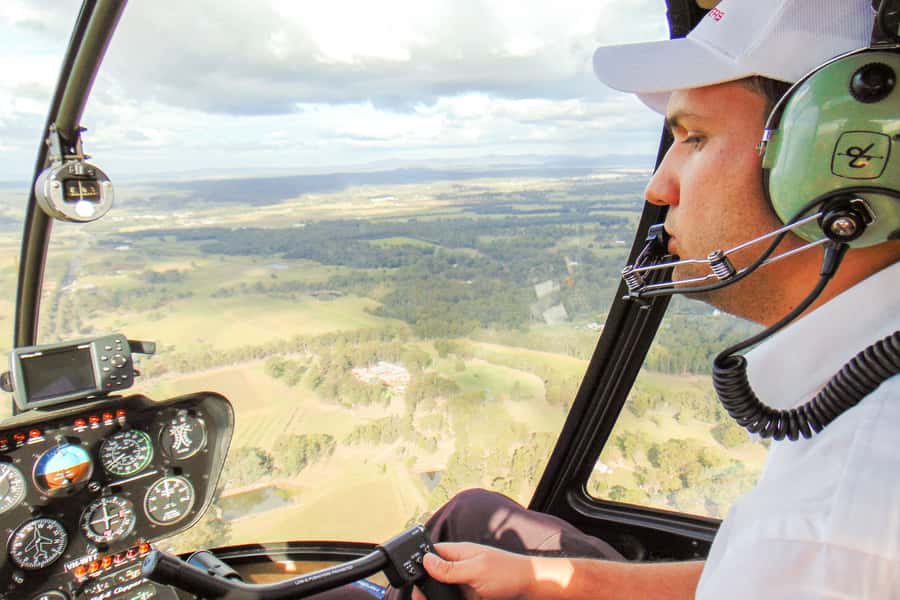 20 Minute Helicopter Scenic Flight Hunter Valley - The Great Dividing Range from the air