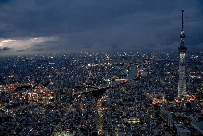 22-Min Tokyo City Lights Helicopter Tour – Skytree and Asakusa - Weather can change the entire plan