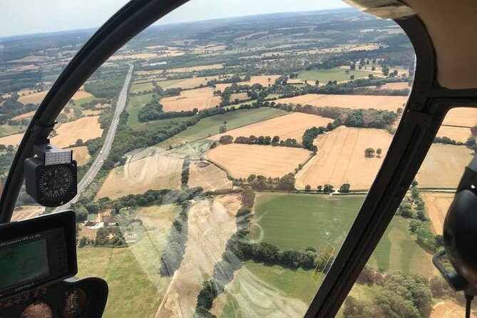 25 minute Royal Surrey Helicopter Tour - Denbies Vineyard and Polesden Lacey