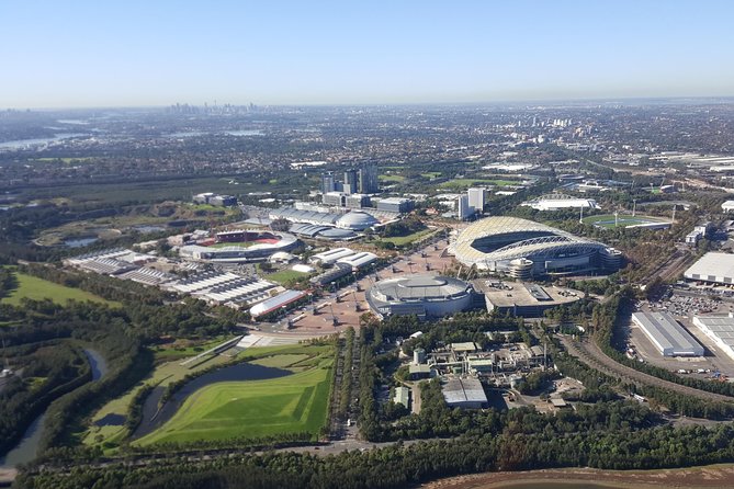 30-Minute Sydney Harbour and Olympic Park Helicopter Tour - Photos, safety briefing, and boarding
