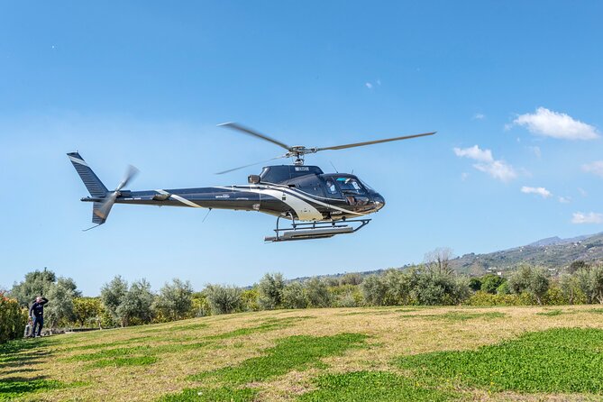 30 minutes Etna volcano private helicopter tour from Fiumefreddo - Linguaglossa and Piedimonte Etneo from the air