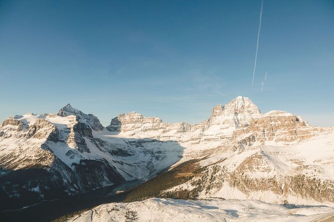 45 mins Helicopter tour to Mt Assiniboine & its Glaciers in Banff - Crossing into Banff National Park
