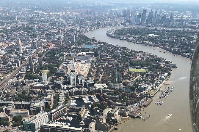 45 Minute London Olympic Helicopter Tour - Returning to Redhill after the city views