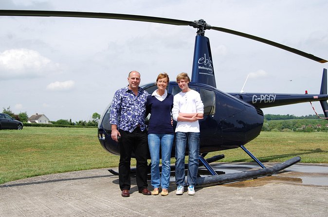 45 Minute London Olympic Helicopter Tour - The EBG welcome and pilot service
