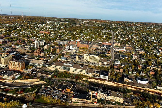 60-Mile Ultimate Helicopter Tour over Duluth and Lake Superior's North Shore - The Historic Mansion and Hartley Nature Center