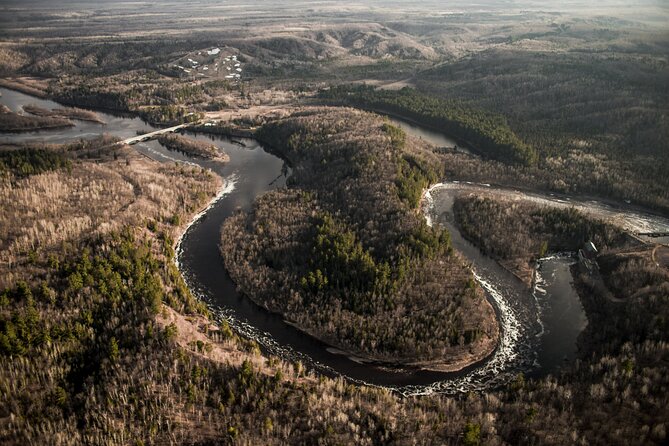 60-Mile Ultimate Helicopter Tour over Duluth and Lake Superior's North Shore - Following the St. Louis River Toward Duluth