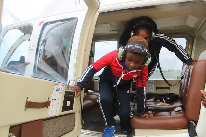 A Helicopter flight Over the Victoria falls - Seeing Victoria Falls as one great sheet of water