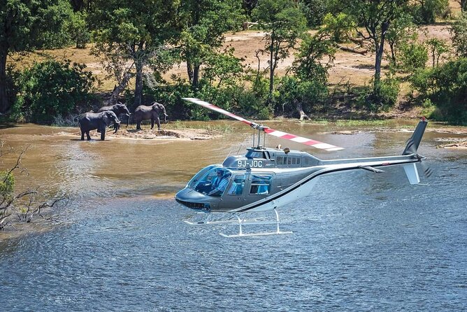 A Helicopter flight Over the Victoria falls - The optional gorge picnic