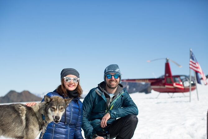 Alaska Helicopter and Glacier Dogsled Tour - ANCHORAGE AREA - From Alaska Glacier Lodge to the high glacier camp