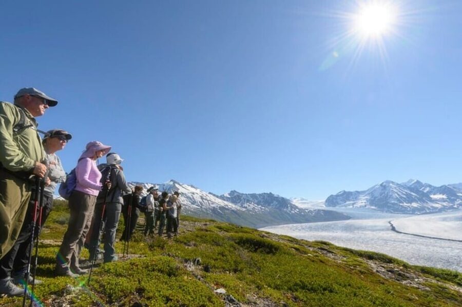 Anchorage: Grand Knik Glacier Helicopter Tour with Landings - Second landing: an alpine view over the ice