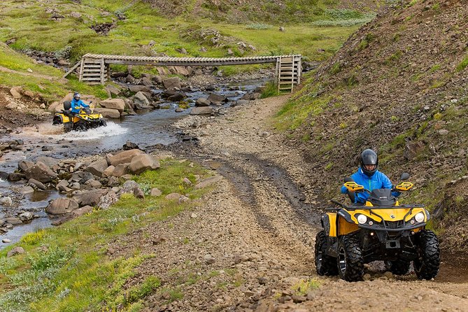 ATV & Helicopter Adventure Tour from Reykjavik - Handing off from Safari Quads to the helicopter base