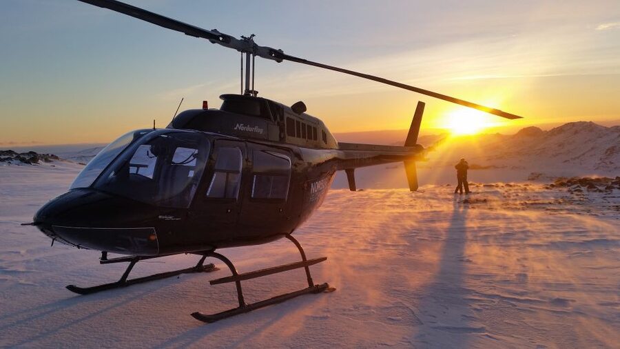 ATV & Helicopter combination tour From Reykajvik - Riding from Hafravatn toward Reykjavik Peak