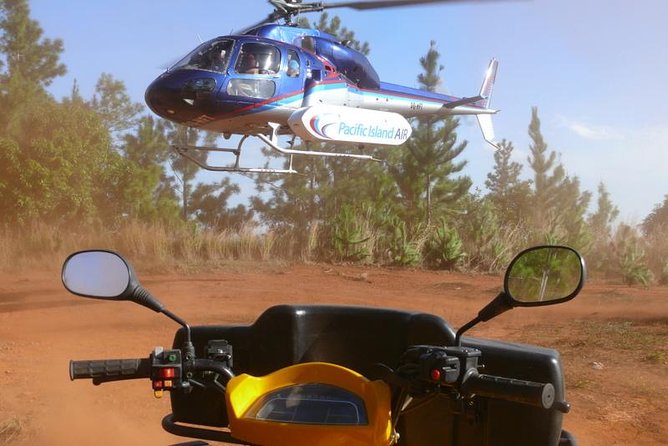 ATV Quad Bike and Helicopter Adventure Tour to Remote Village (Departs Nadi) - Nausori Highlands adds mud, forest, and a wide view