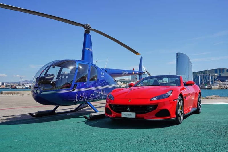 Barcelona: Helicopter and Supercar Driving Experience - Two Barcelona thrills packed into 30 minutes