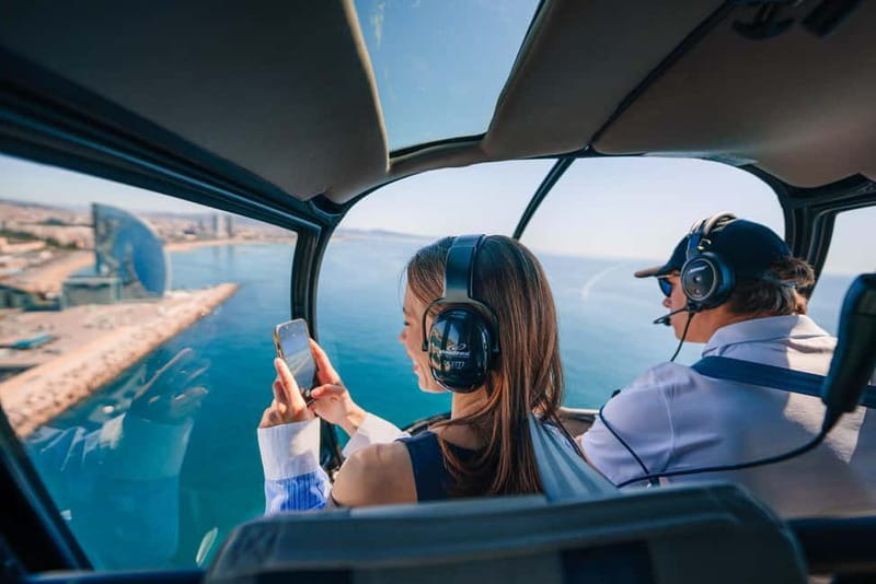Barcelona: Helicopter, Boat Ride & Old Town Private Tour - Starting on Roger de Llúria Street
