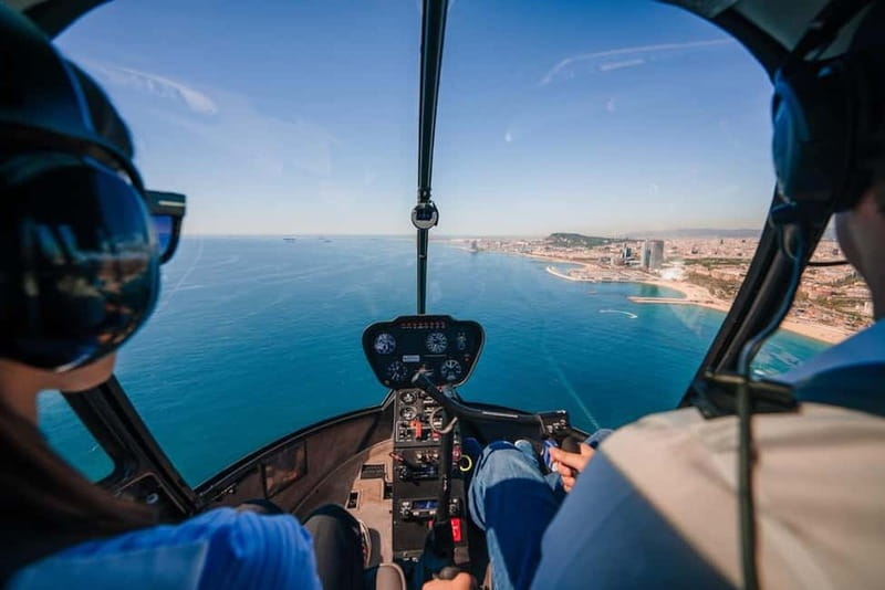 Barcelona: Helicopter Flight & Heliport Boat Transfer - What Barcelona looks like from the helicopter
