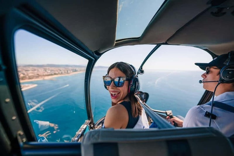 Barcelona: Helicopter Flight & Heliport Boat Transfer - The heliport and a small-flight setup
