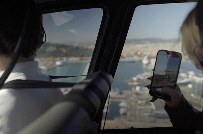 Barcelona Official Helicopter Tour with In-flight Video - The Old Town becomes a pattern from the sky