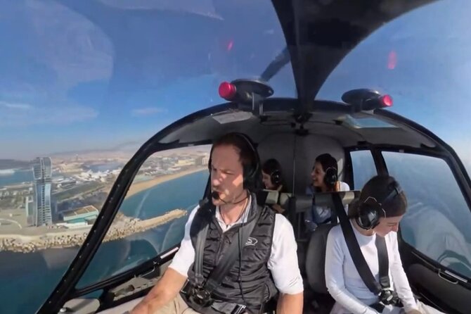 Barcelona Official Helicopter Tour with In-flight Video - Barceloneta and Mar Bella from above