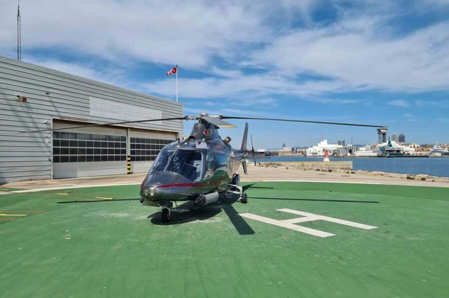 Barcelona: Panoramic Helicopter Flight & Boat Transfer - The route may change in poor weather