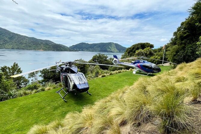 Bay of Many Coves, Marlborough Sounds- Heli-lunch from Wellington - A three-course lunch at The Foredeck