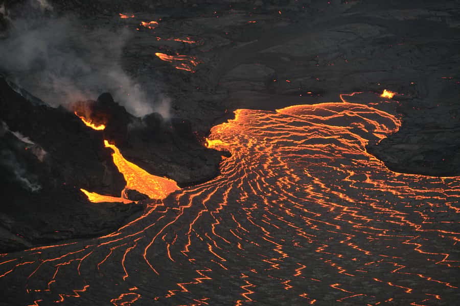 Big Island: Kilauea Volcano Eruption Heli Tour - Door On/Off - Kilauea from 4,091 feet