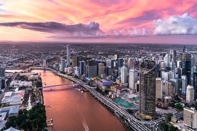 Brisbane City - Private Helicopter Sunset Flight - 25min - From Bekaa Air to Mount Gravatt at 1,000 feet