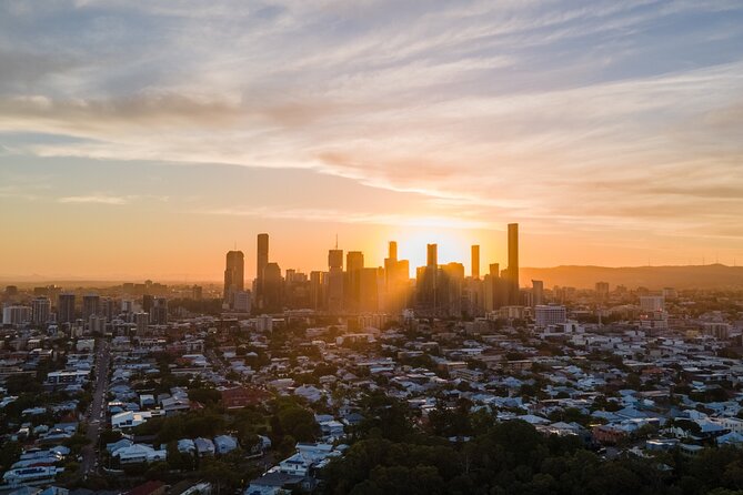 Brisbane City - Private Helicopter Sunset Flight - 25min - Old Government House and the route toward Mount Coot-Tha