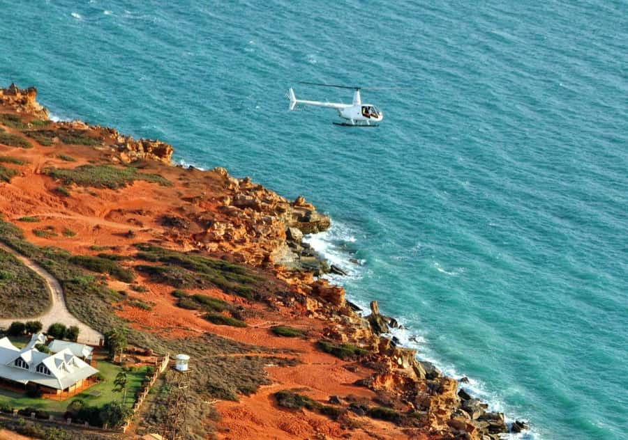 Broome: 30-Minute Scenic Helicopter Flight - Broome Jetty and Roebuck Bay complete the loop