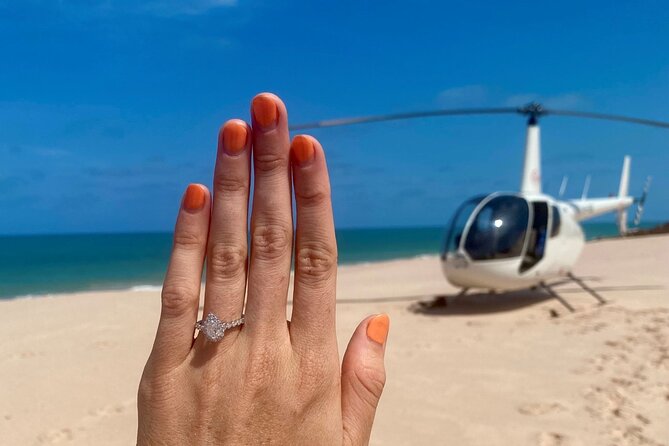 Broome: Romantic 45-Min Private Helicopter Flight & Beach Picnic - Willie Creek and the search for a crocodile
