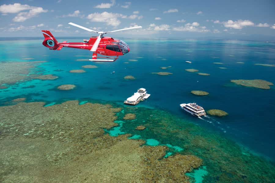 Cairns: Great Barrier Reef Cruise & 10 Minute Helicopter - Key points at a glance