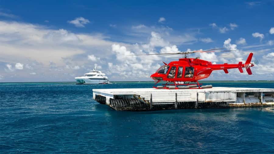 Cairns: Great Barrier Reef Cruise & Scenic Helicopter Flight - Saxon Reef gives you the first look below the surface