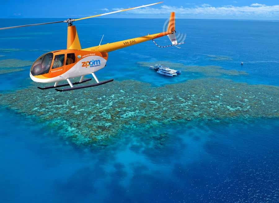Cairns: Great Barrier Reef Pontoon, Travel by Helicopter - Dry viewing works well for non-swimmers