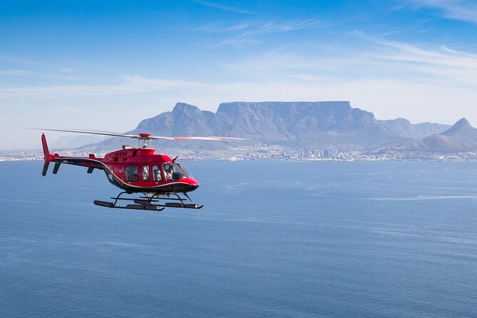 Cape Peninsula Helicopter Private Tour with Stellenbosch Wine Tasting & Lunch - Key points at a glance