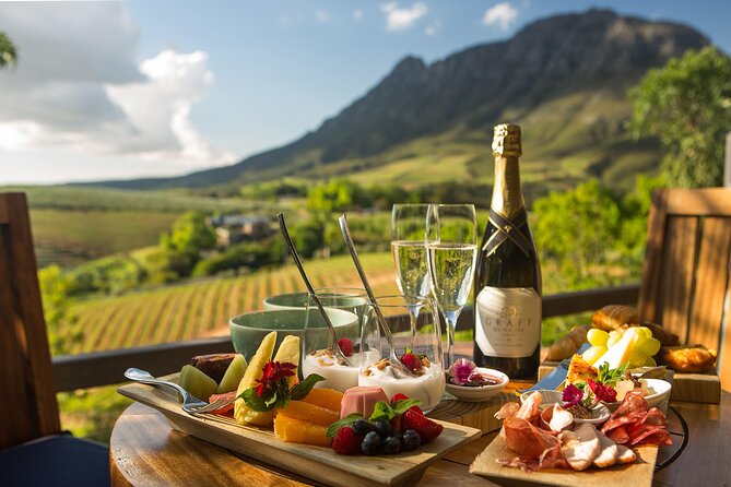 Cape Peninsula Helicopter Private Tour with Stellenbosch Wine Tasting & Lunch - Lanzerac finishes with chocolate and wine