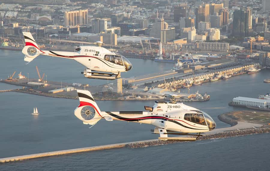 Cape Town: 2 Oceans Helicopter Flight with Boat Tour Ticket - The 10-minute safety briefing and boarding