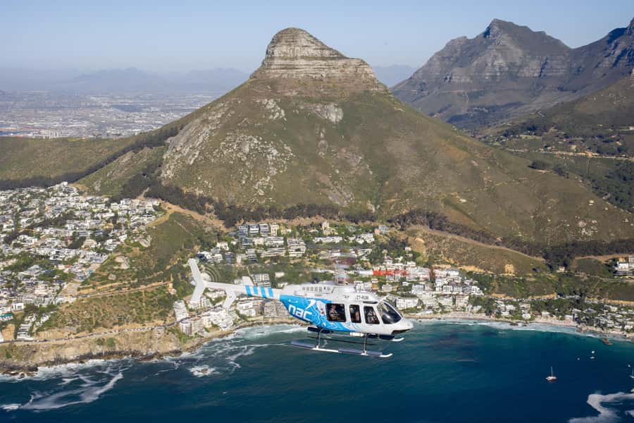 Cape Town: Hopper Helicopter Flight - Green Point Stadium and the city bowl
