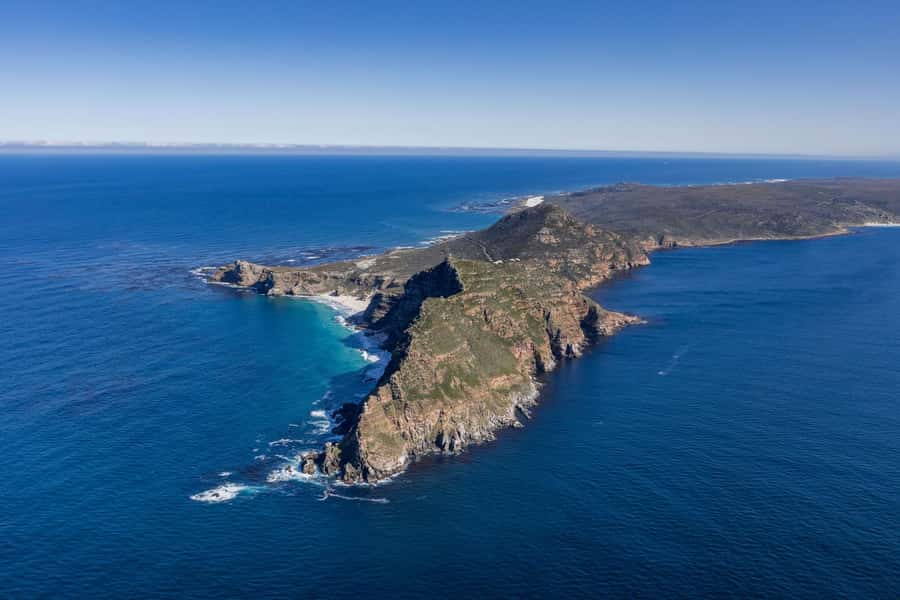 Cape Town to Cape Point Helicopter Flight - 48Min - Table Mountain from an unusual angle