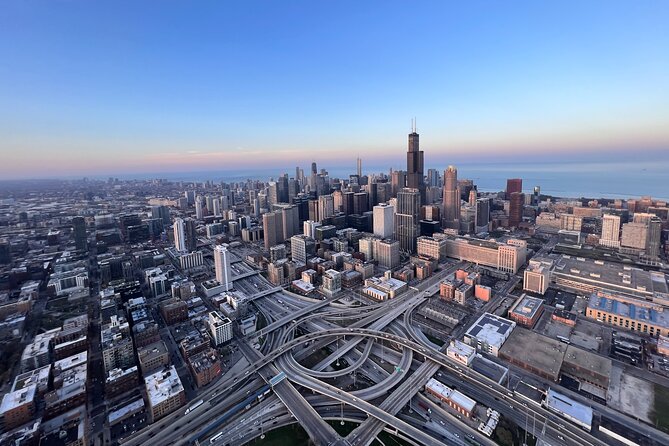 Chicago Helicopter 25-Mile Tour for up to Three Passengers - The 15-minute route: Willis Tower, Navy Pier, and Wrigley Field