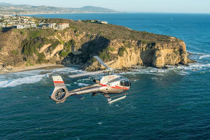 Coastal California Helicopter Tour from Long Beach - Crystal Cove State Park and Emerald Bay