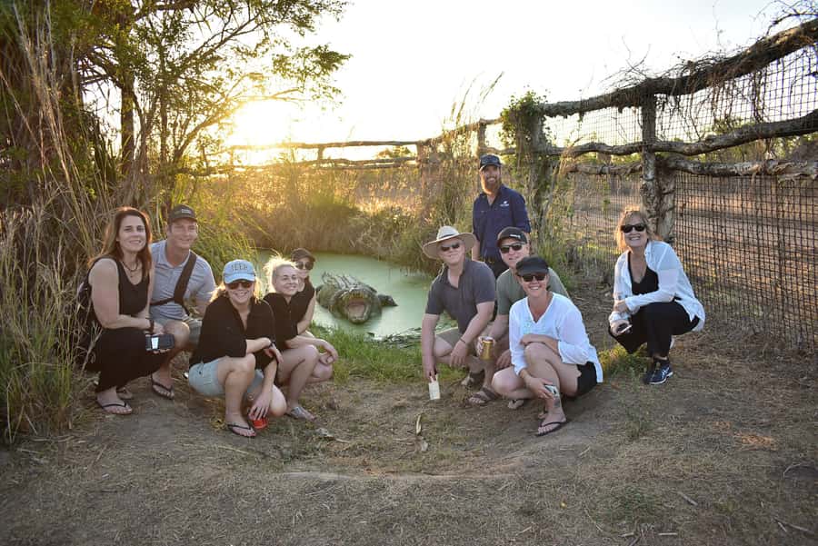 Darwin: Airboat Ride, Helicopter Flight, and Overnight Camp - A cheeseboard and birdwatching on Sweets Lagoon