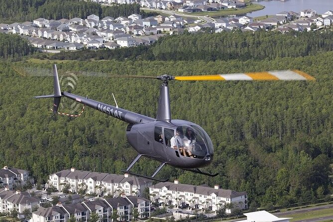 Day Flight 31 miles Helicopter Tour over all the Theme Parks - Who will enjoy this most?