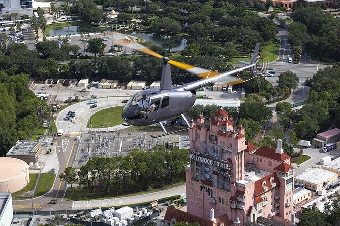 Day Flight 31 miles Helicopter Tour over all the Theme Parks - A private flight, not a shared sightseeing shuttle