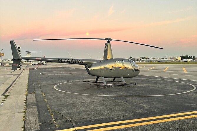 Downtown LA Lights: Your Private Sunset and Night Helicopter Tour - Dodger Stadium and the city bowl