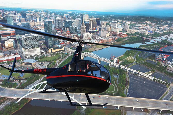 Downtown Nashville Helicopter Tour - Vanderbilt University and the view beyond campus