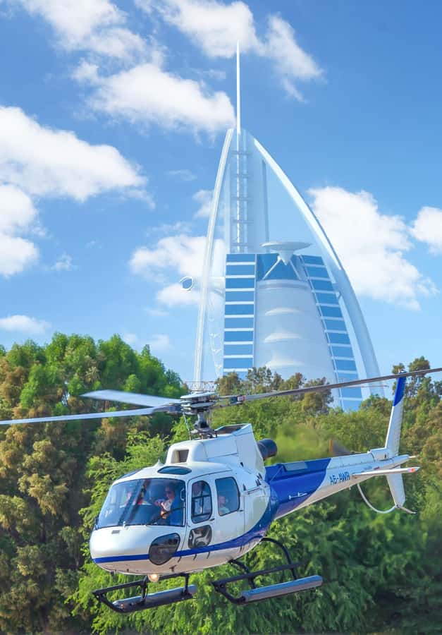 Dubai: 22-Minute Helicopter Flight - Burj Al Arab from a different angle