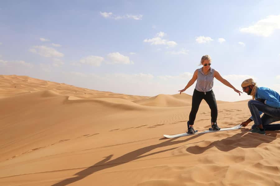Dubai: Helicopter Ride, Desert Safari, Camels & Refreshments - The helicopter flight from Palm Jumeirah